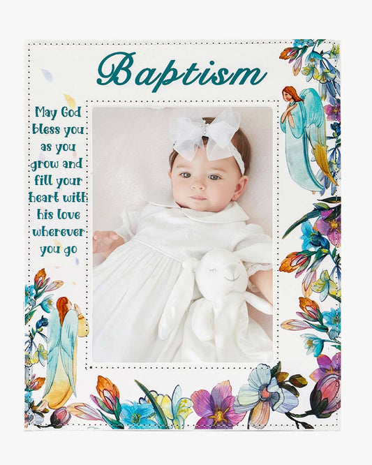 Baby Blessings Baptism Picture Frame for Christening Ceremony
