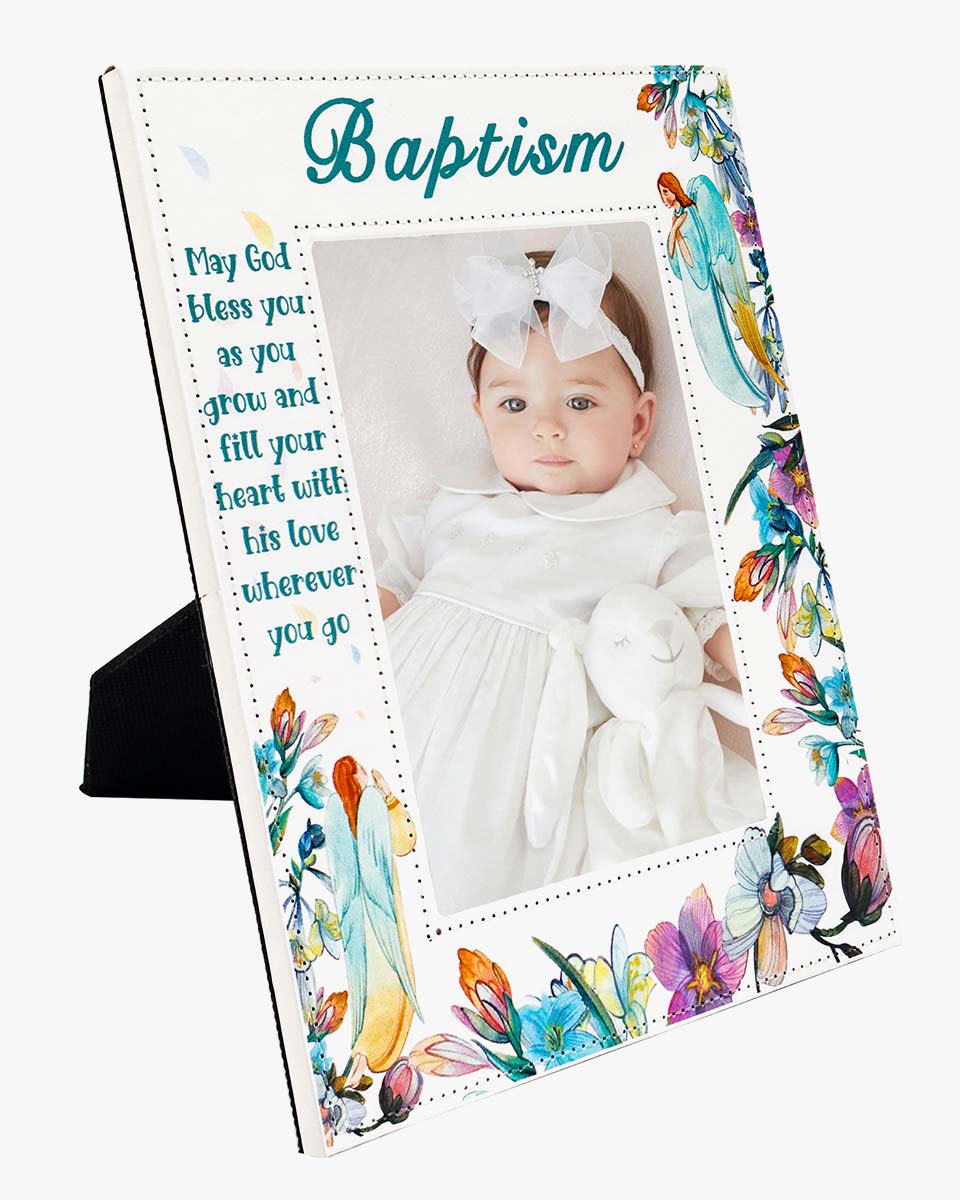 Baby Blessings Baptism Picture Frame for Christening Ceremony
