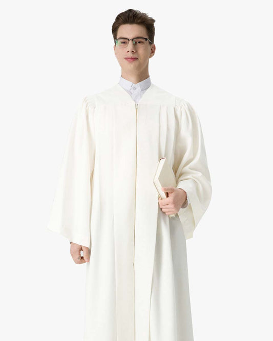 Senior Fluted Trinity Choir Robes with Open Sleeves - 3 Colors Available