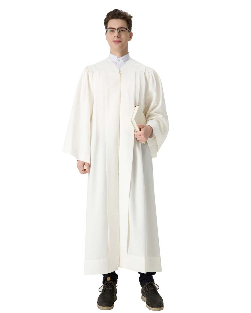 Senior Fluted Trinity Choir Robes with Open Sleeves - 3 Colors Available