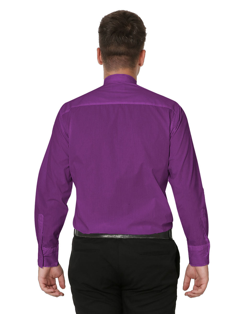 Men's Long-sleeved Tab Collar Clergy Shirt - 5 Colors Available