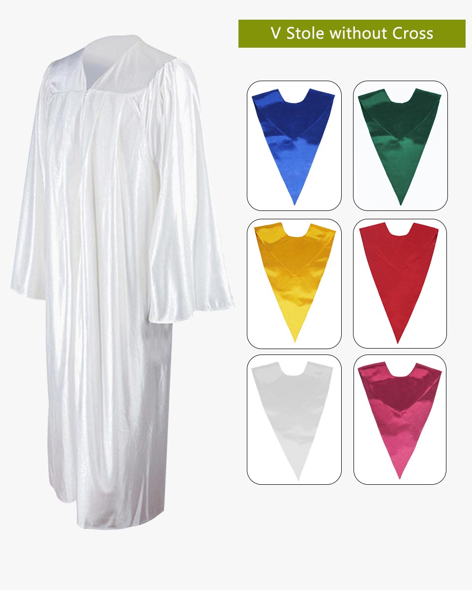 Senior Economy Choir Robe with Matching Stoles