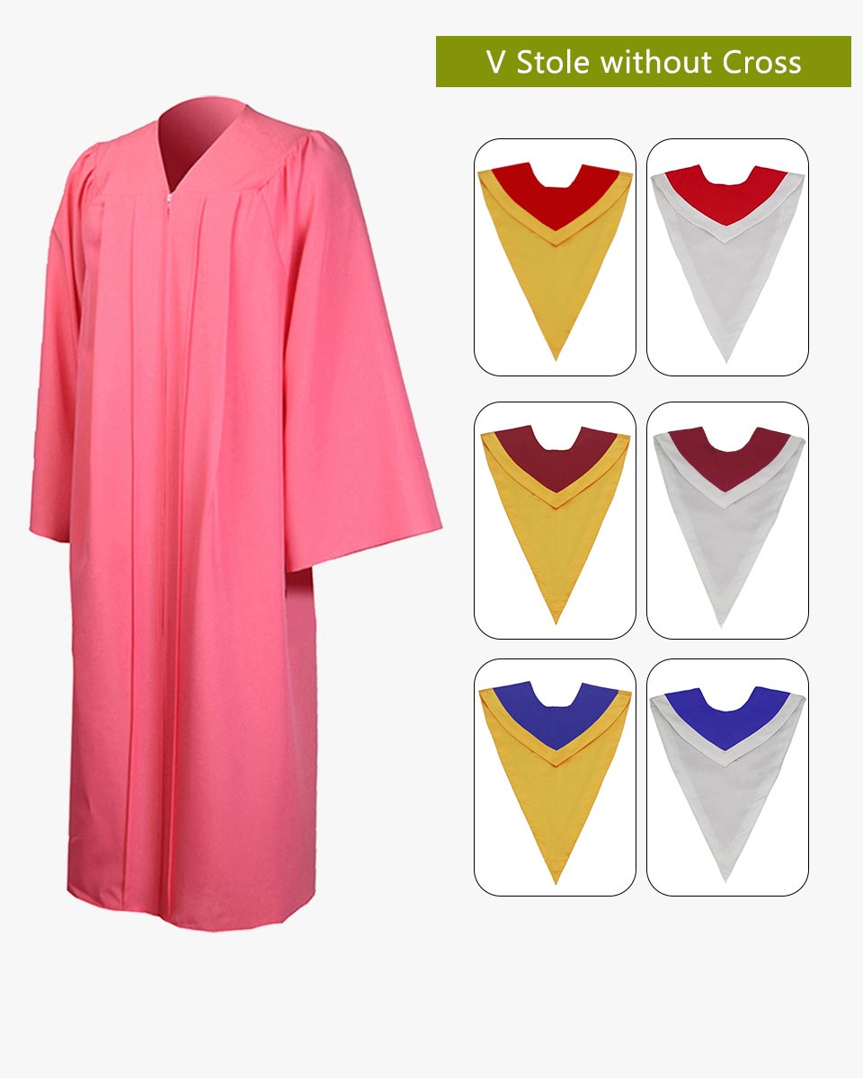 Senior Classic Choir Robes with Reversible Stoles