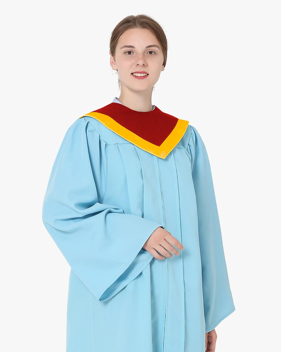 Reversible Choir Stoles with Border - 6 Color Combinations Available