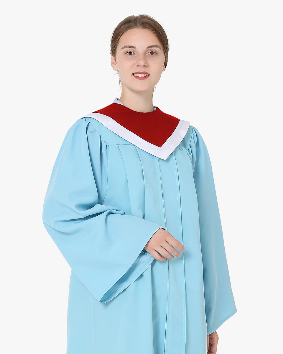 Reversible Choir Stoles with Border - 6 Color Combinations Available