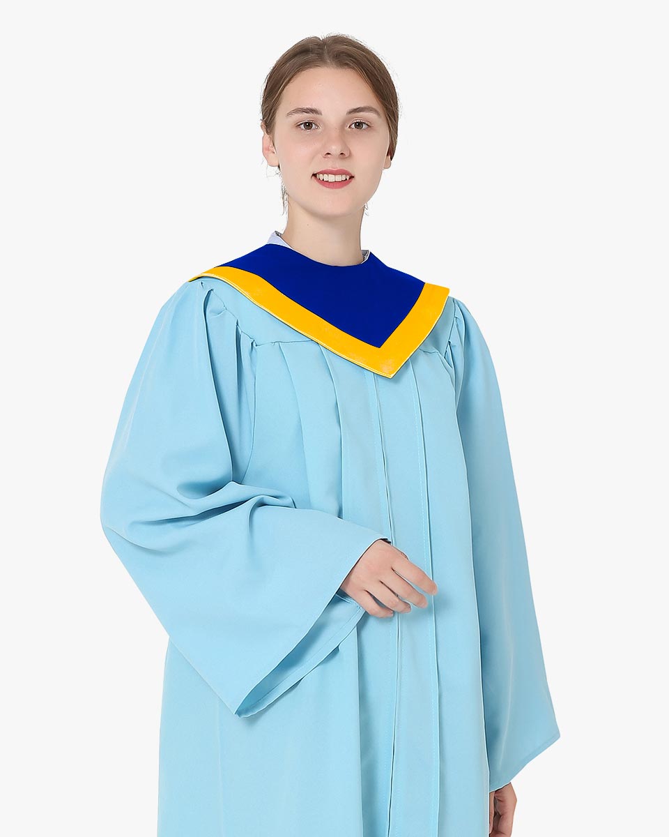 Reversible Choir Stoles with Border - 6 Color Combinations Available