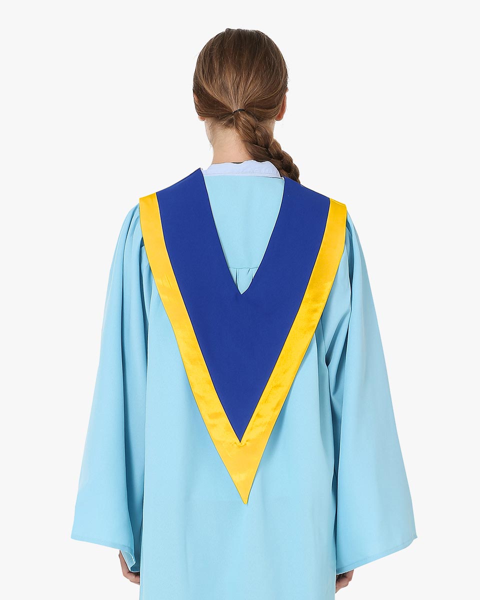 Reversible Choir Stoles with Border - 6 Color Combinations Available