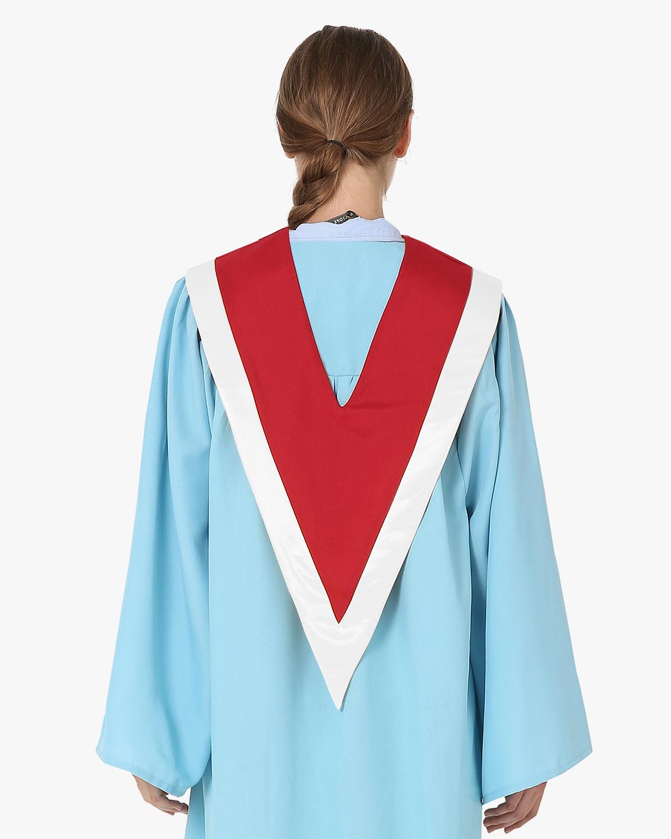 Reversible Choir Stoles with Border and Cross