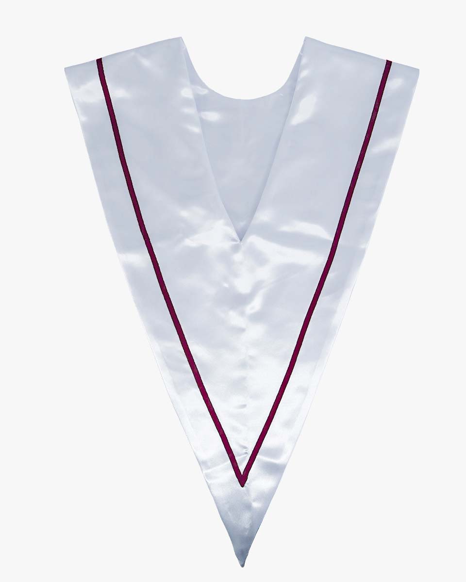 Custom V Choir Stoles with Trim