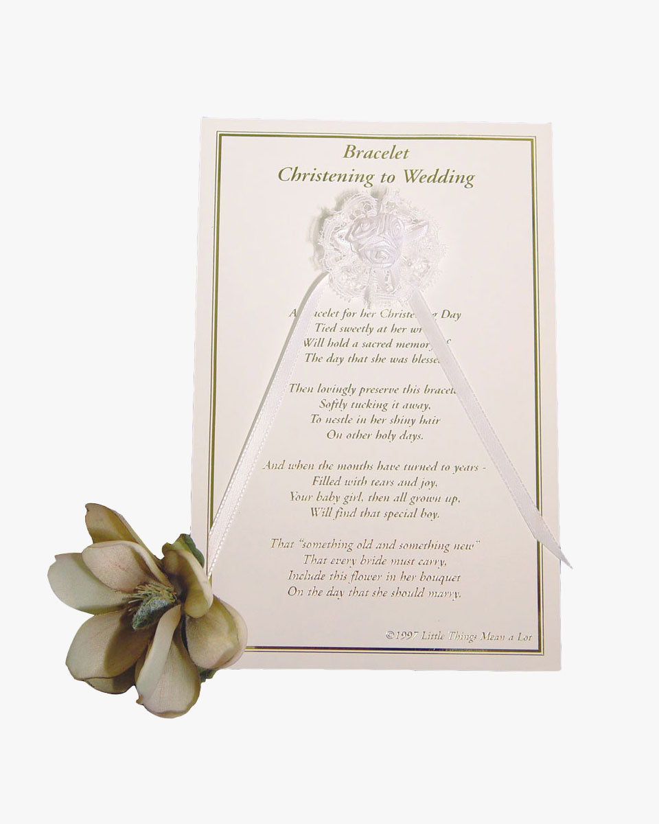 Girls Christening to Wedding Bracelet