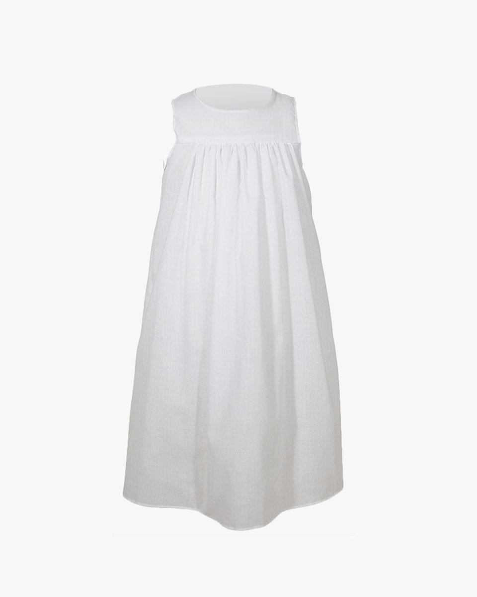 Polycotton Straight Christening Slip