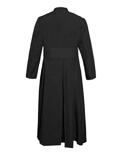 Black Anglican Cassock and Band Cincture Package-Black