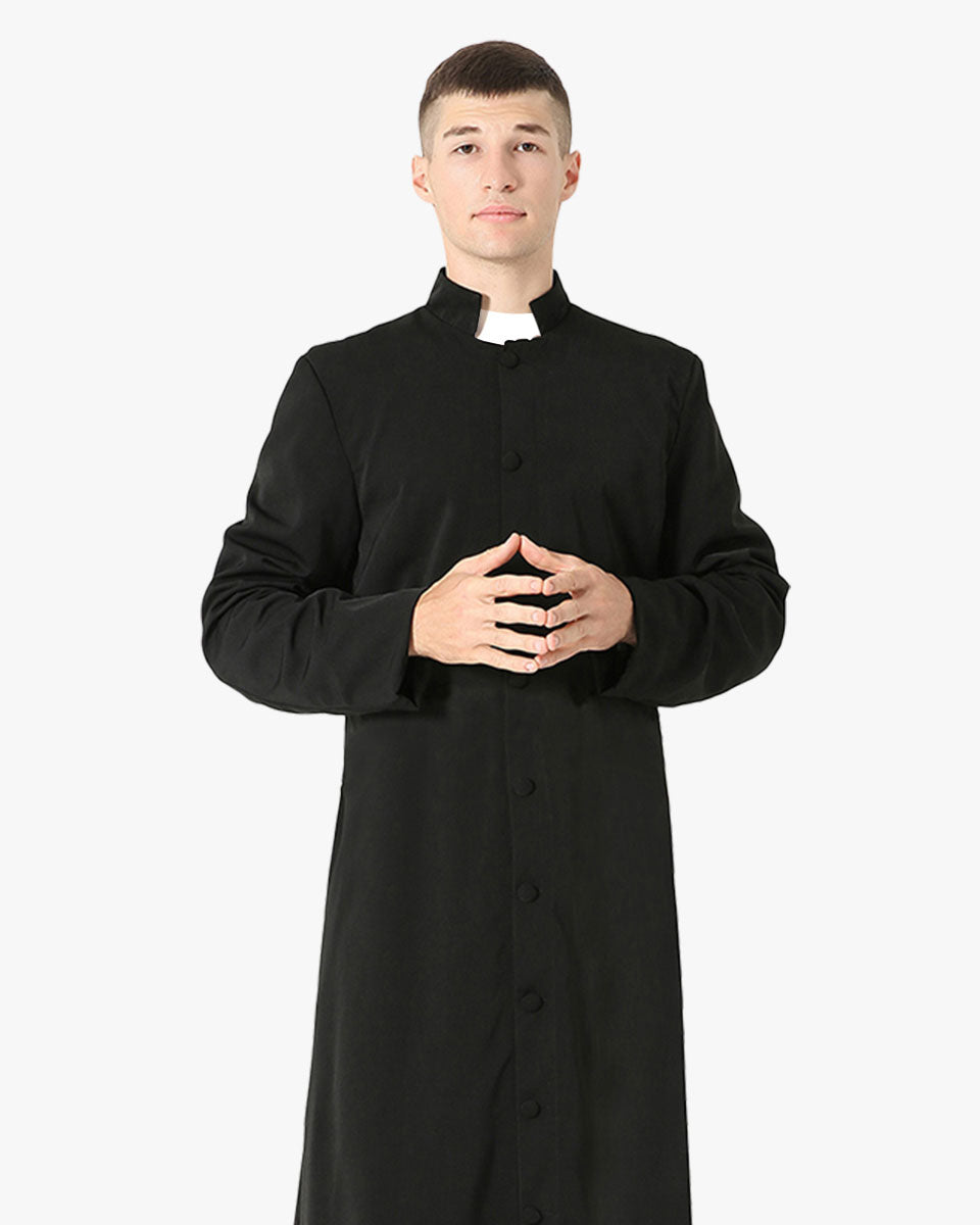 Roman Clergy & Pulpit Cassock - 3 Colors Available