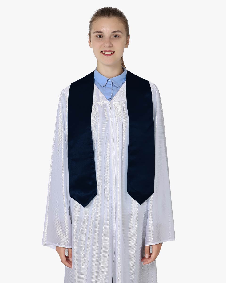 Traditional Plain Choir Stole - 16 Colors Available