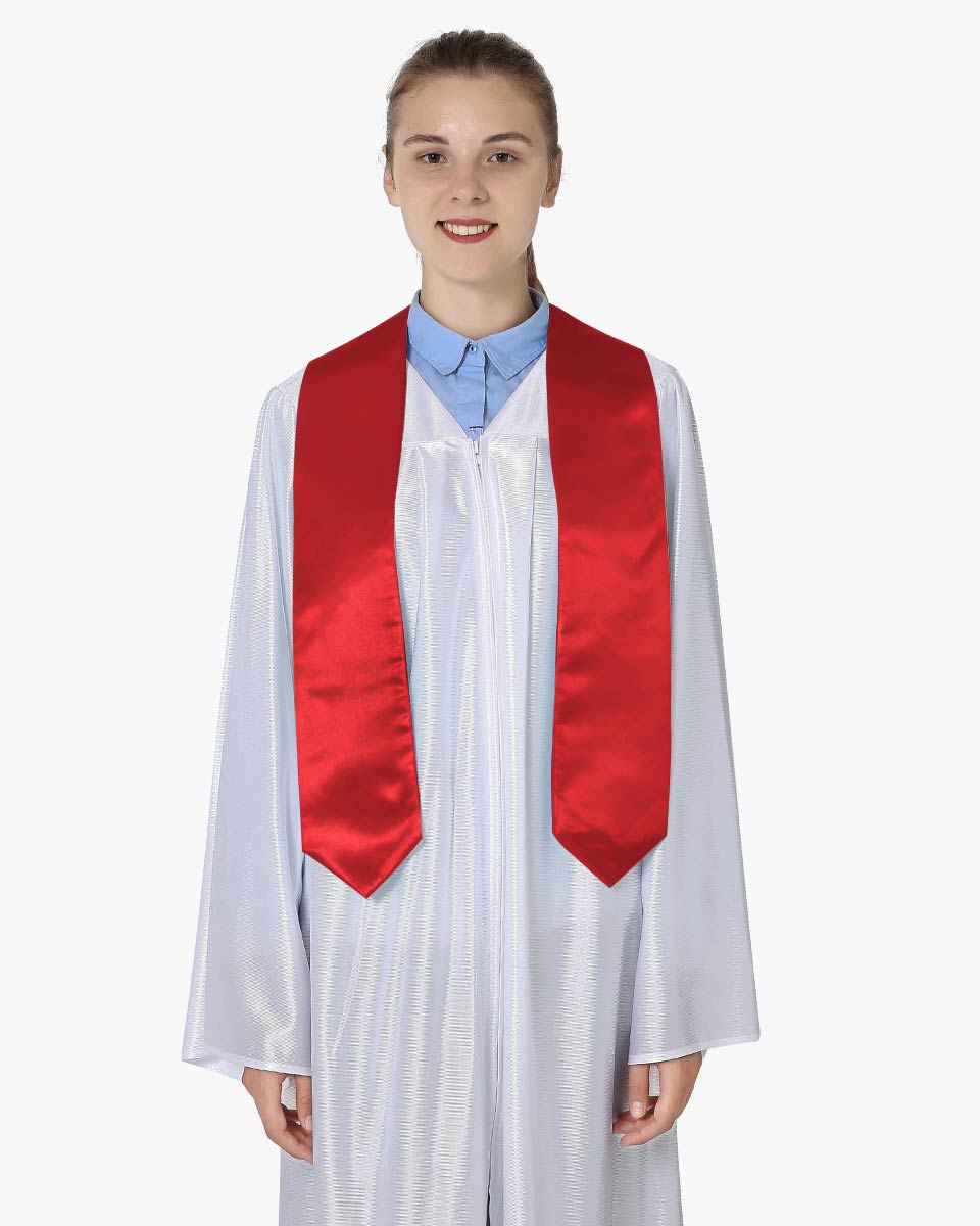 Traditional Plain Choir Stole - 16 Colors Available