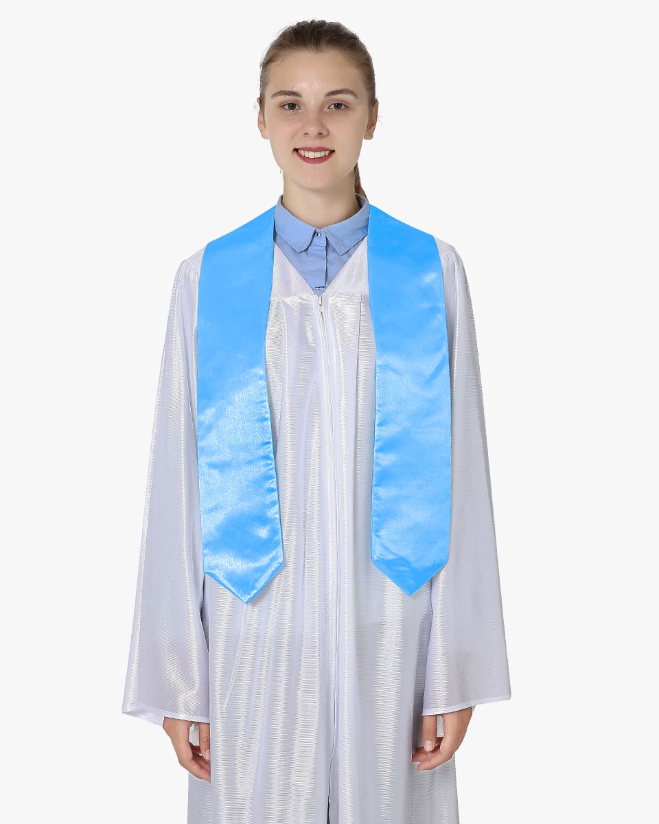 Traditional Plain Choir Stole - 16 Colors Available