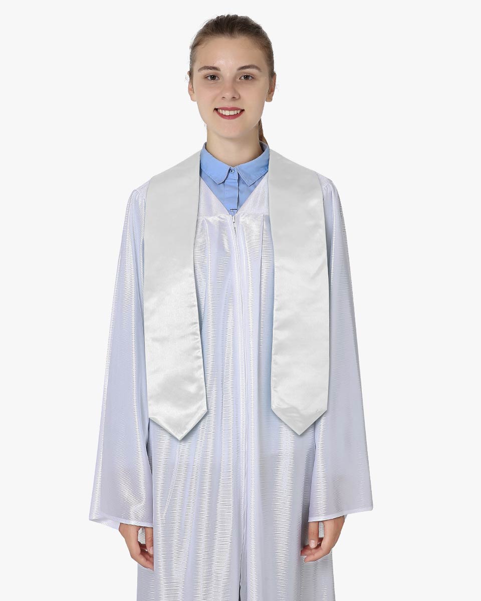 Traditional Plain Choir Stole - 16 Colors Available