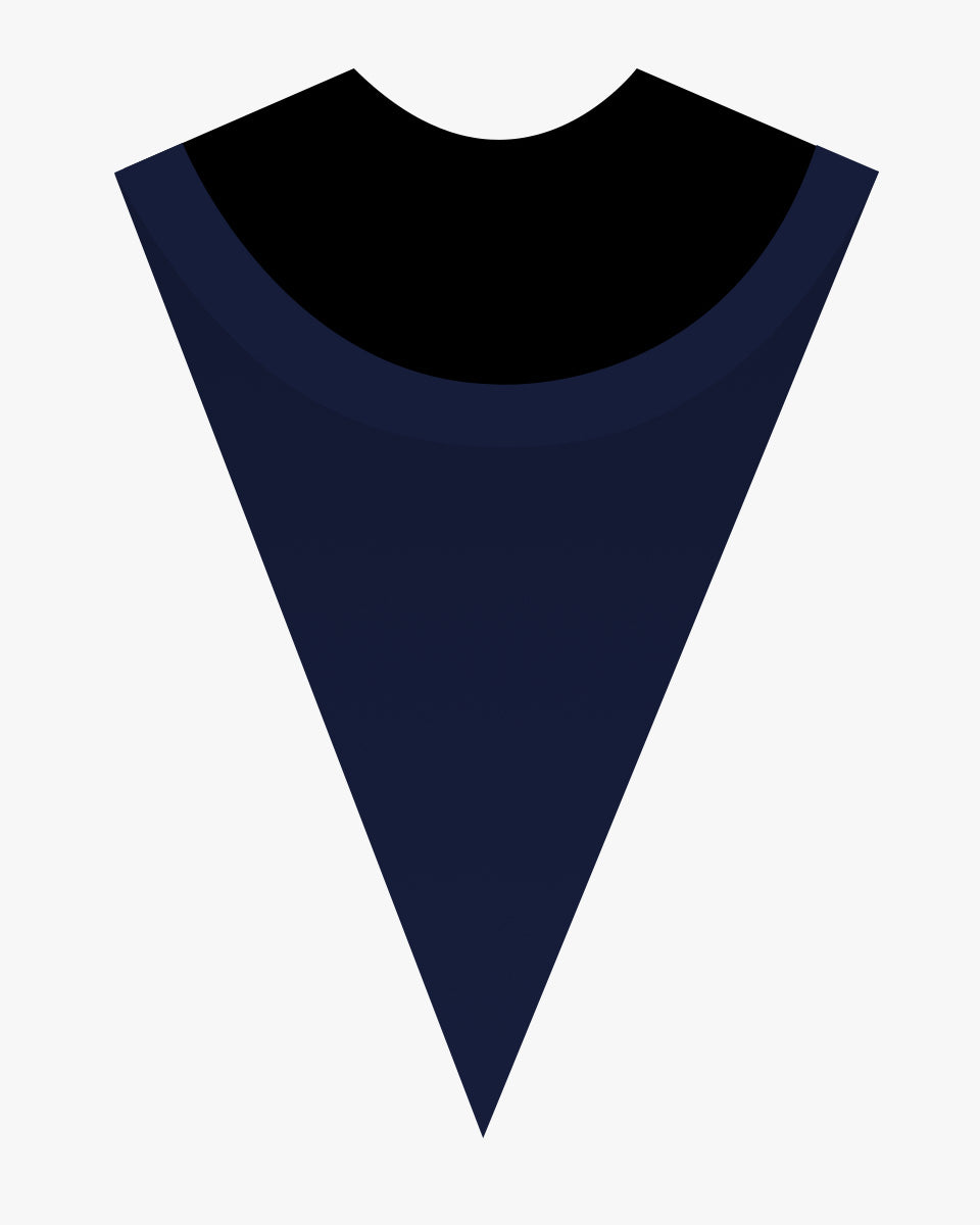 Custom Rounded Front Choir Stole with Border