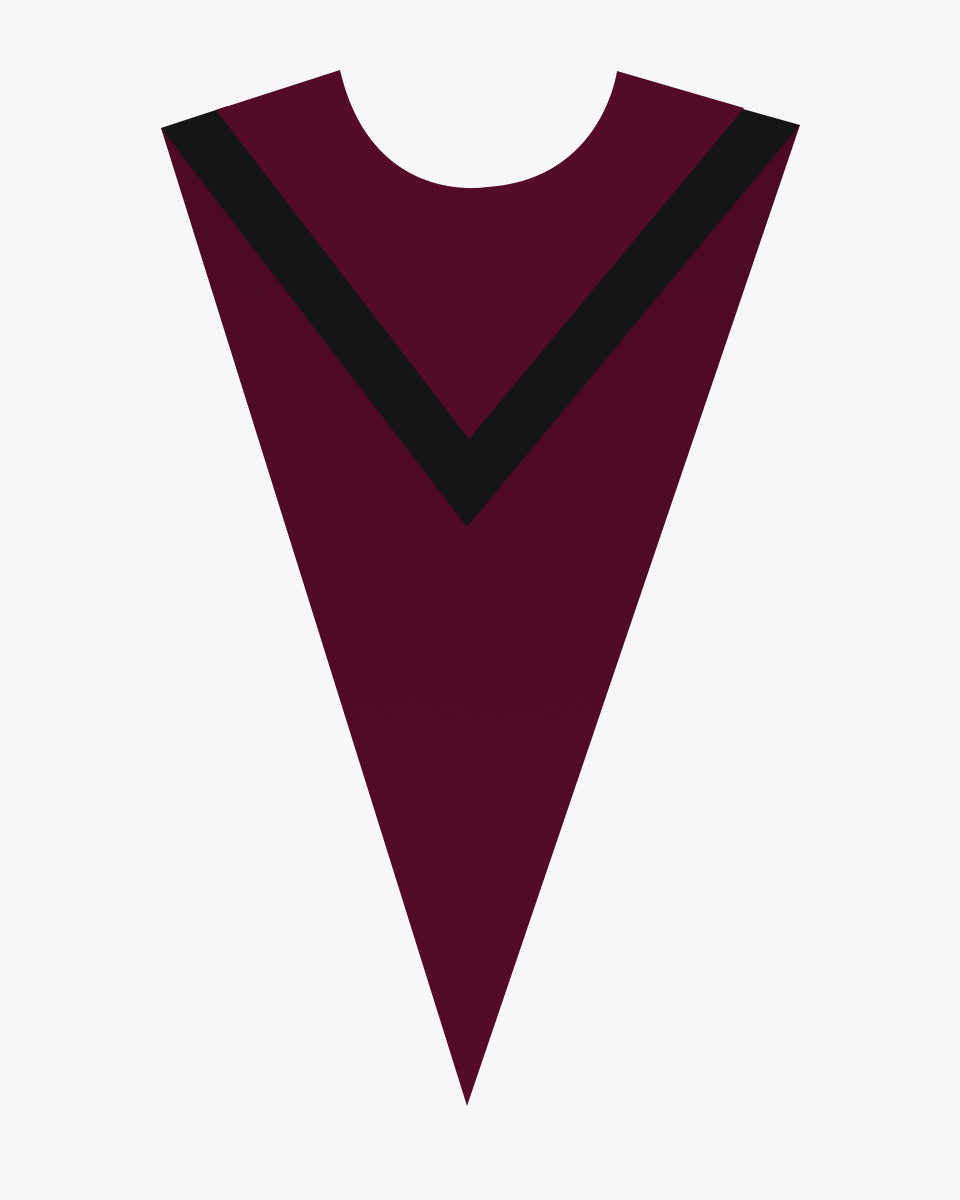 Custom V Choir Stole with Border