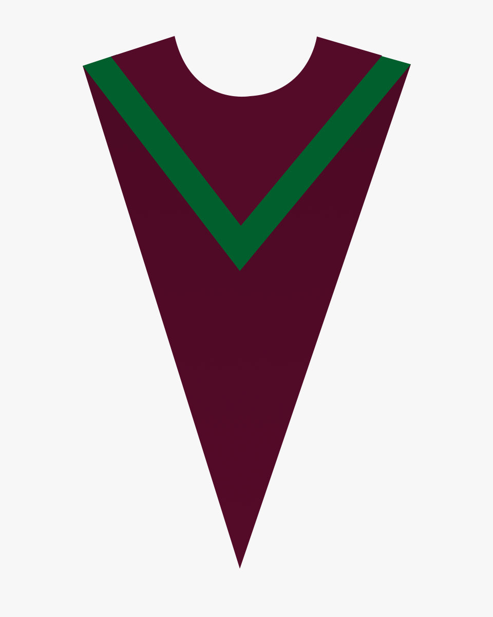 Custom V Choir Stole with Border