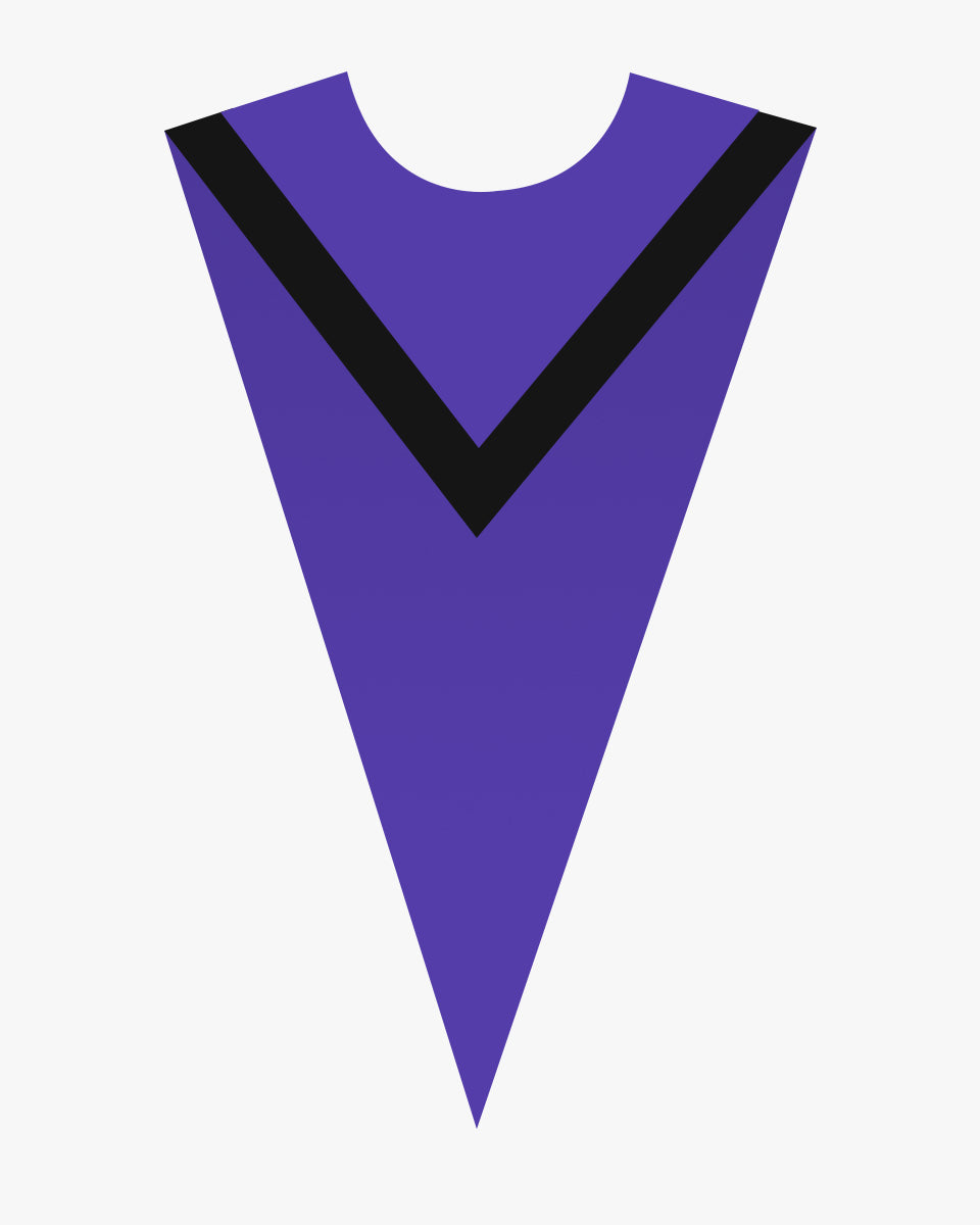 Custom V Choir Stole with Border