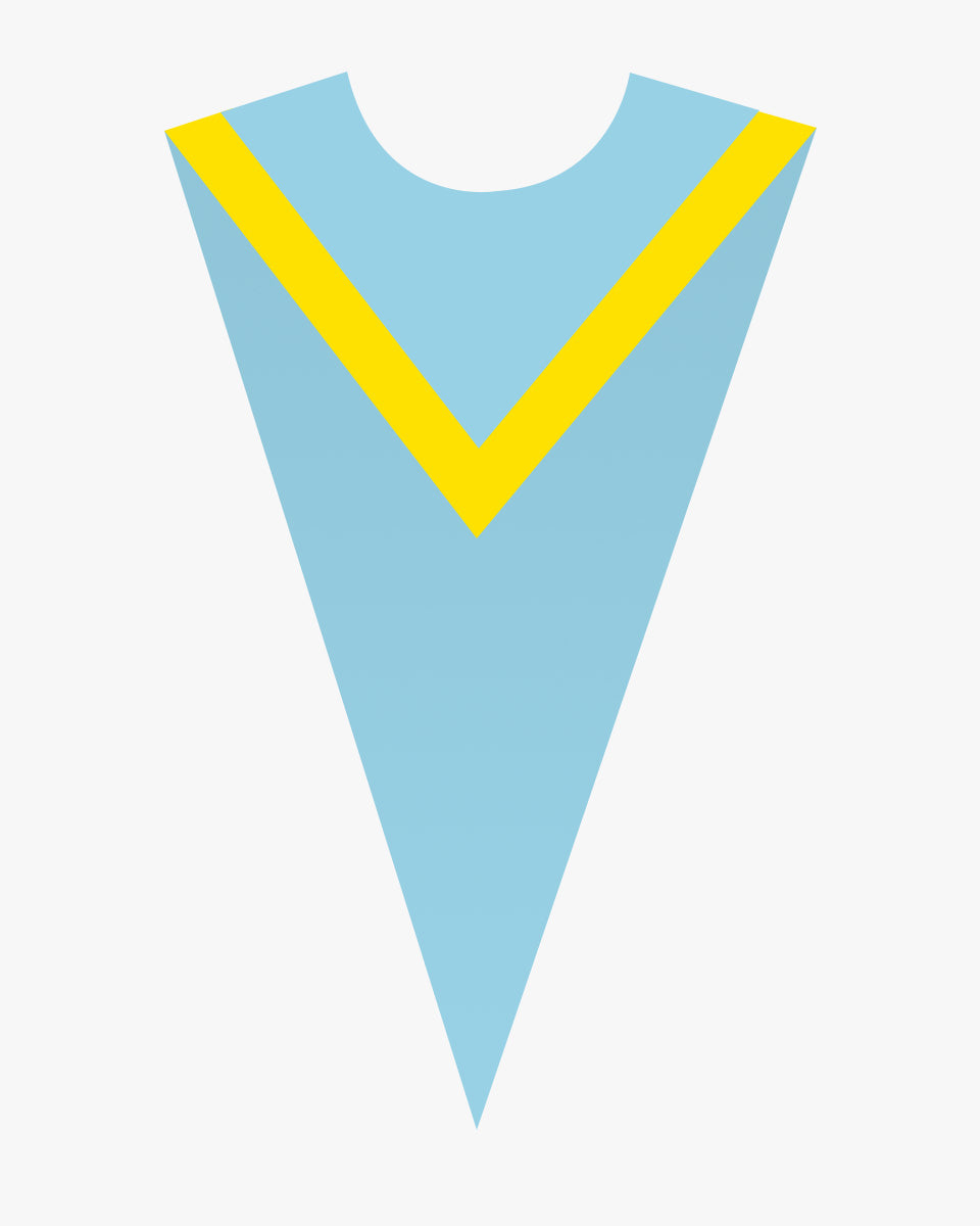 Custom V Choir Stole with Border