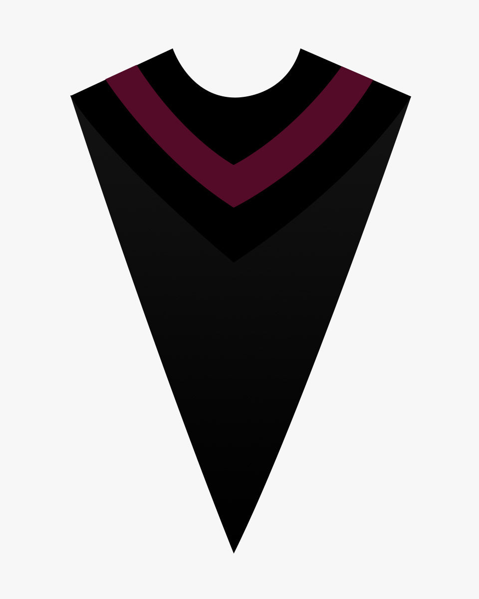 Custom V Choir Stoles with Contrasting Strip