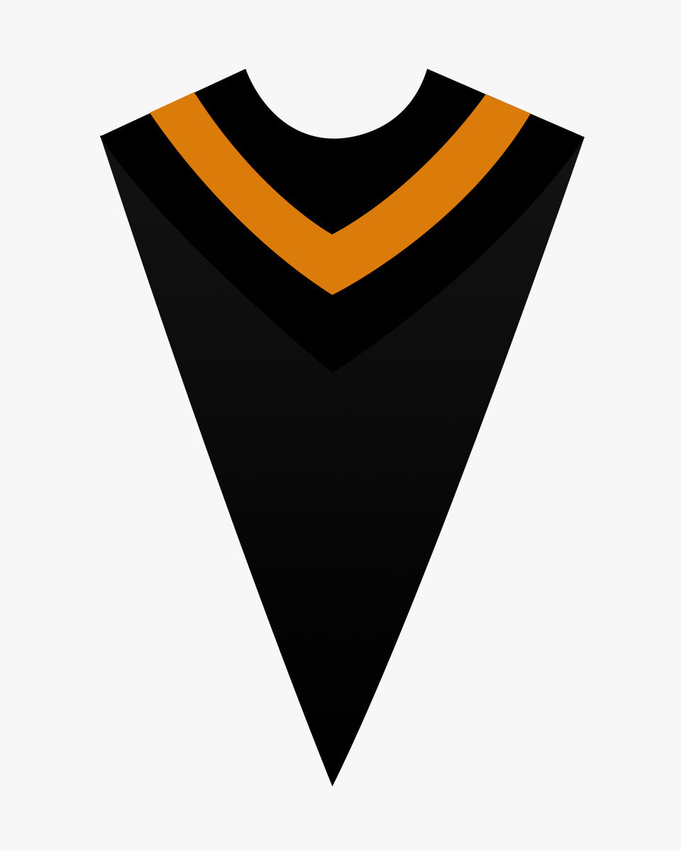 Custom V Choir Stoles with Contrasting Strip