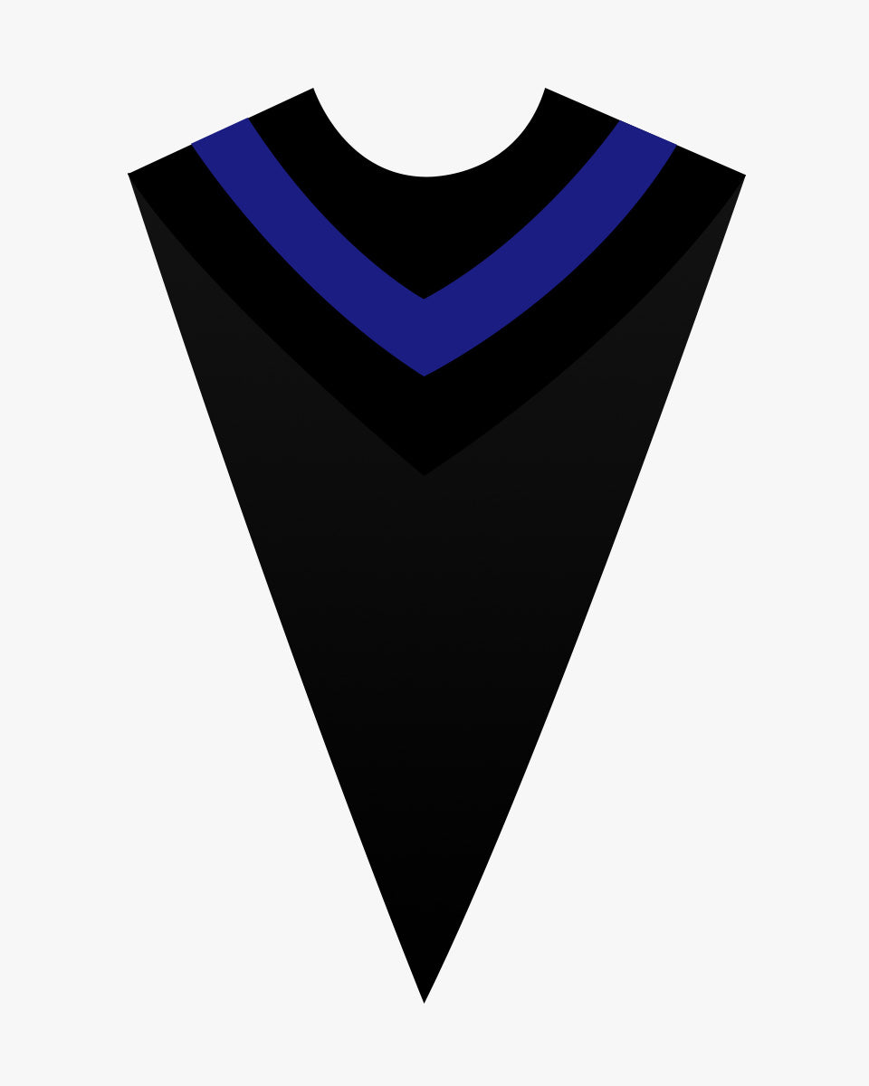 Custom V Choir Stoles with Contrasting Strip