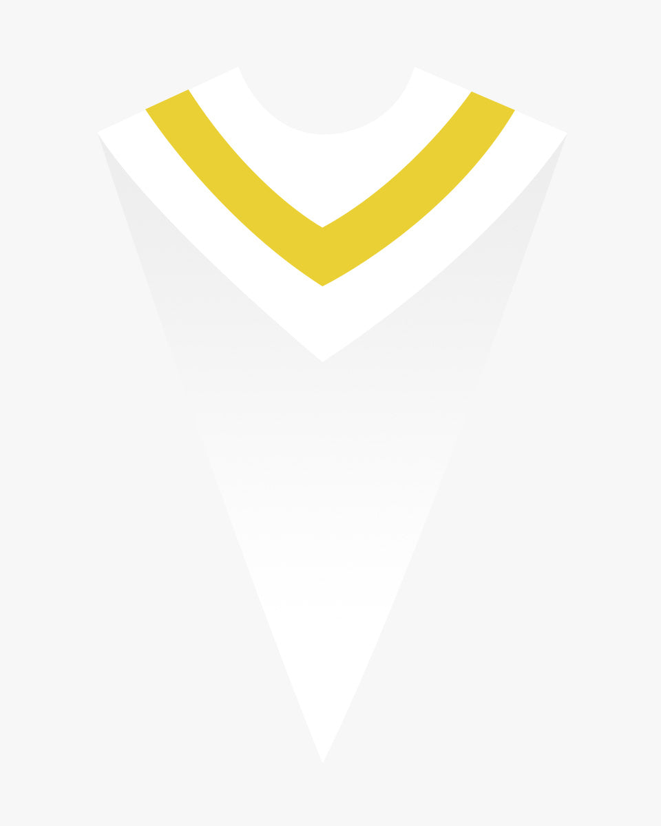 Custom V Choir Stoles with Contrasting Strip