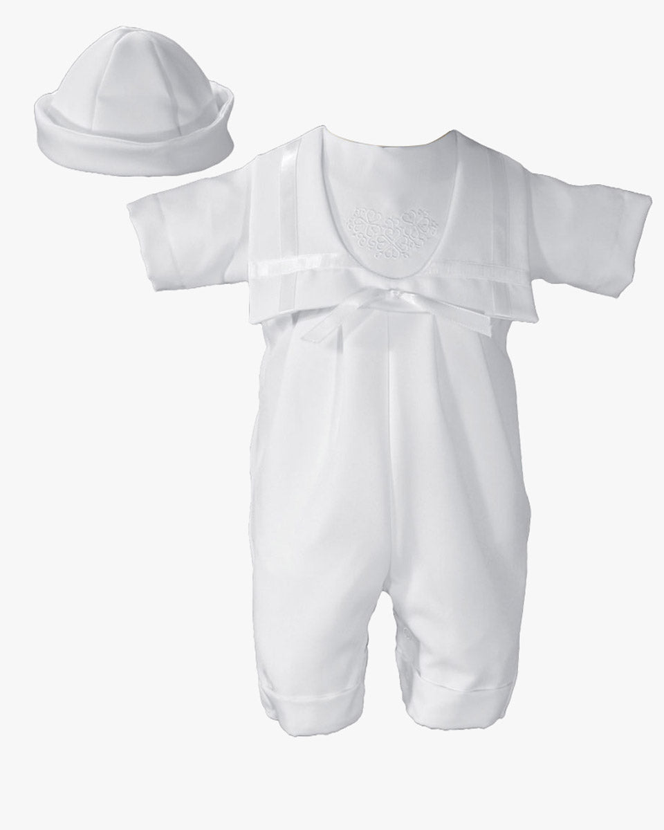 Nautical Gabardine Knicker with Shamrock Embroidery