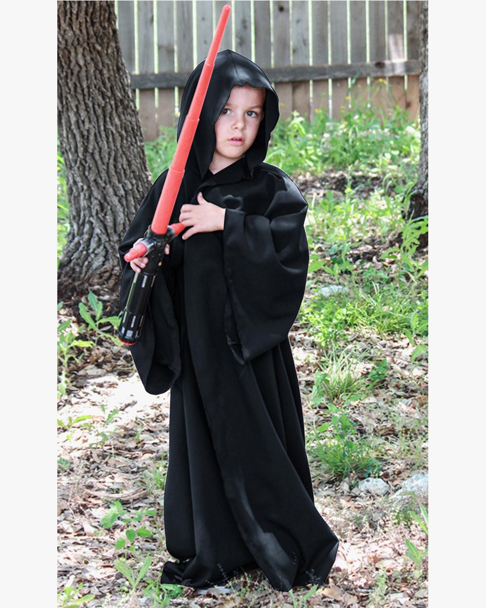 Unisex Child Tunic Hooded Knight Cloak for Halloween Cosplay Costume