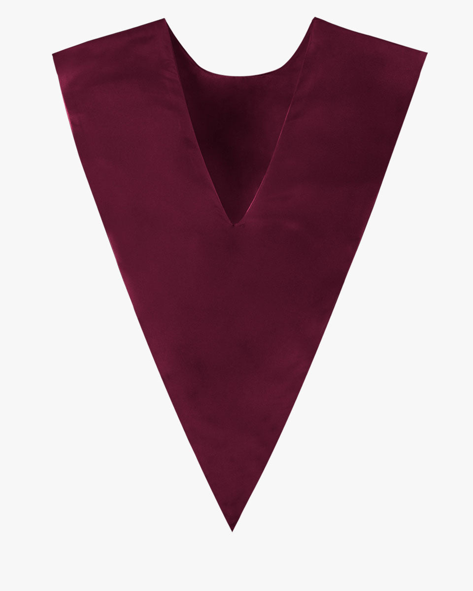 One Color V Stoles - 5 Colors Available