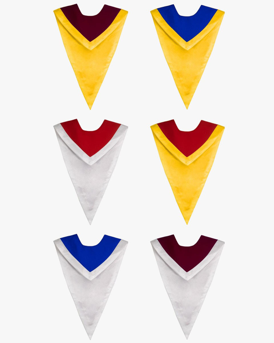 Reversible Choir Stoles with Border - 6 Color Combinations Available
