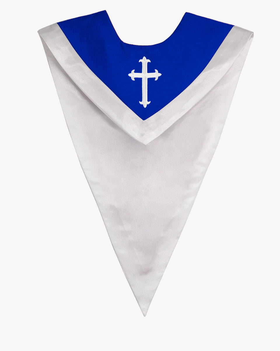 Reversible Choir Stoles with Border and Cross