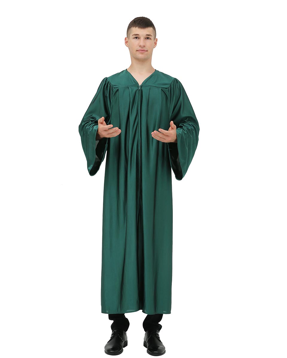 Senior Economy Choir Robes Shiny Finished - 12 Colors Available