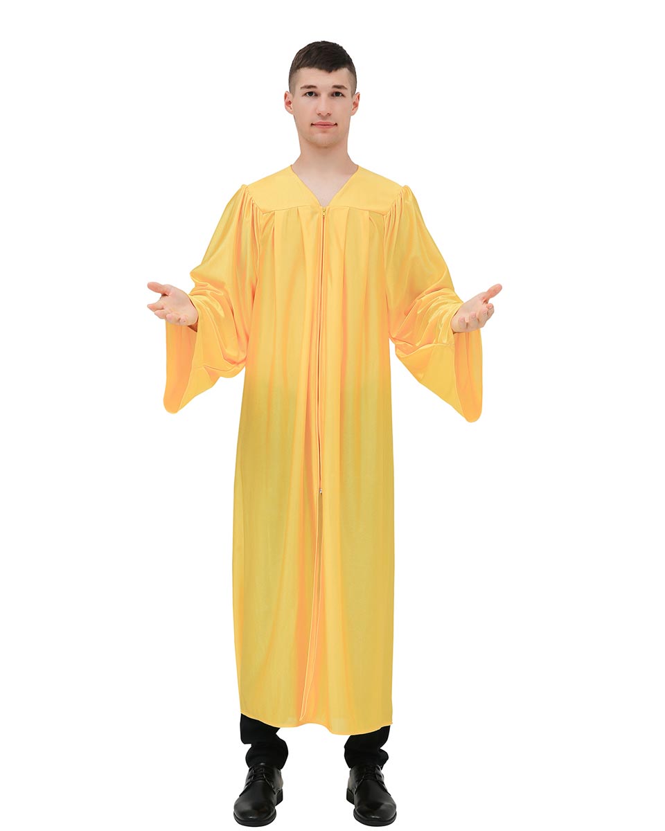 Senior Economy Choir Robes Shiny Finished - 12 Colors Available