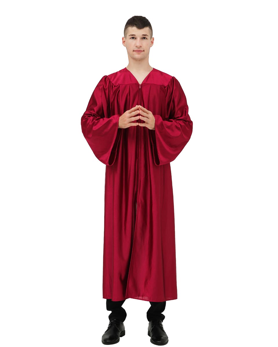 Senior Economy Choir Robes Shiny Finished - 12 Colors Available