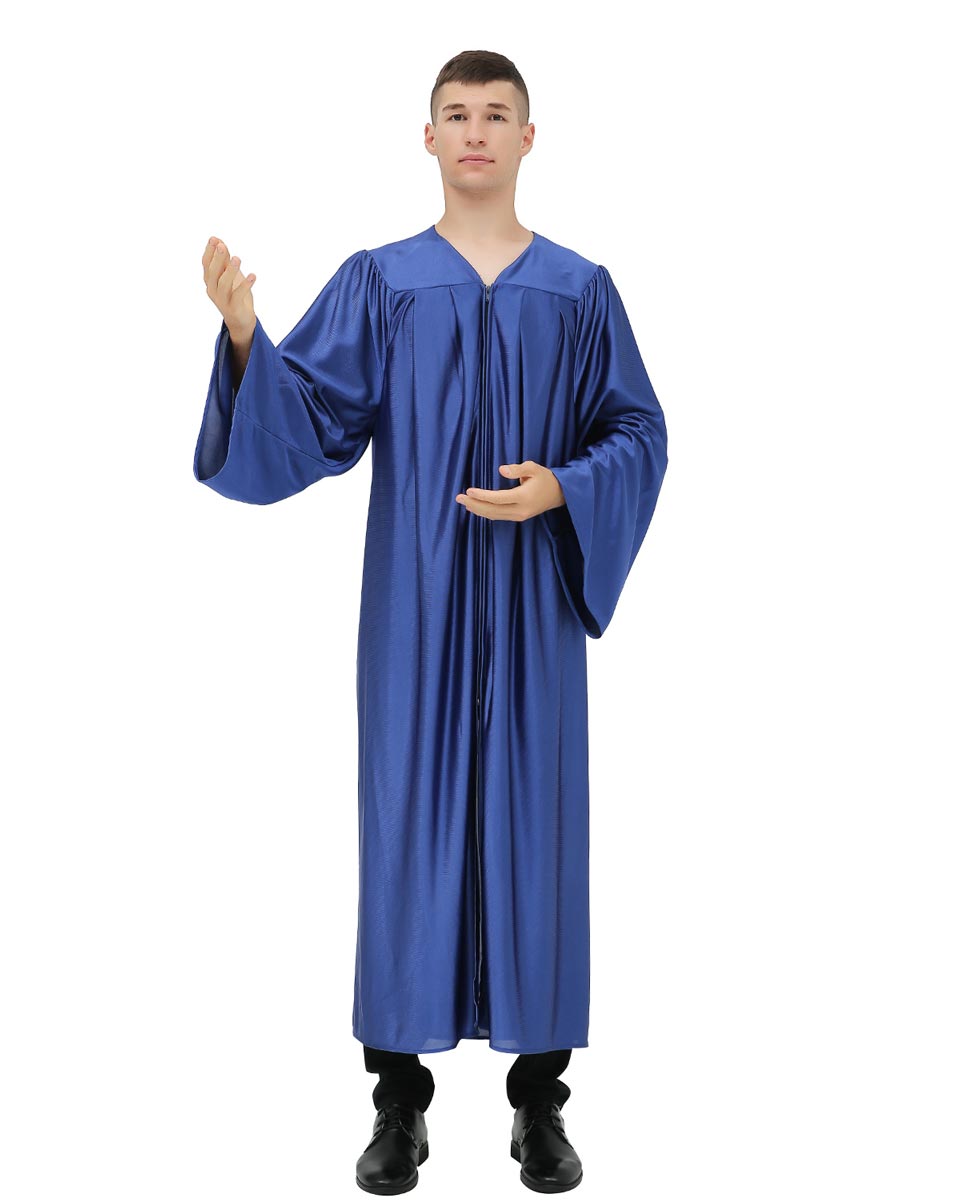 Senior Economy Choir Robes Shiny Finished - 12 Colors Available