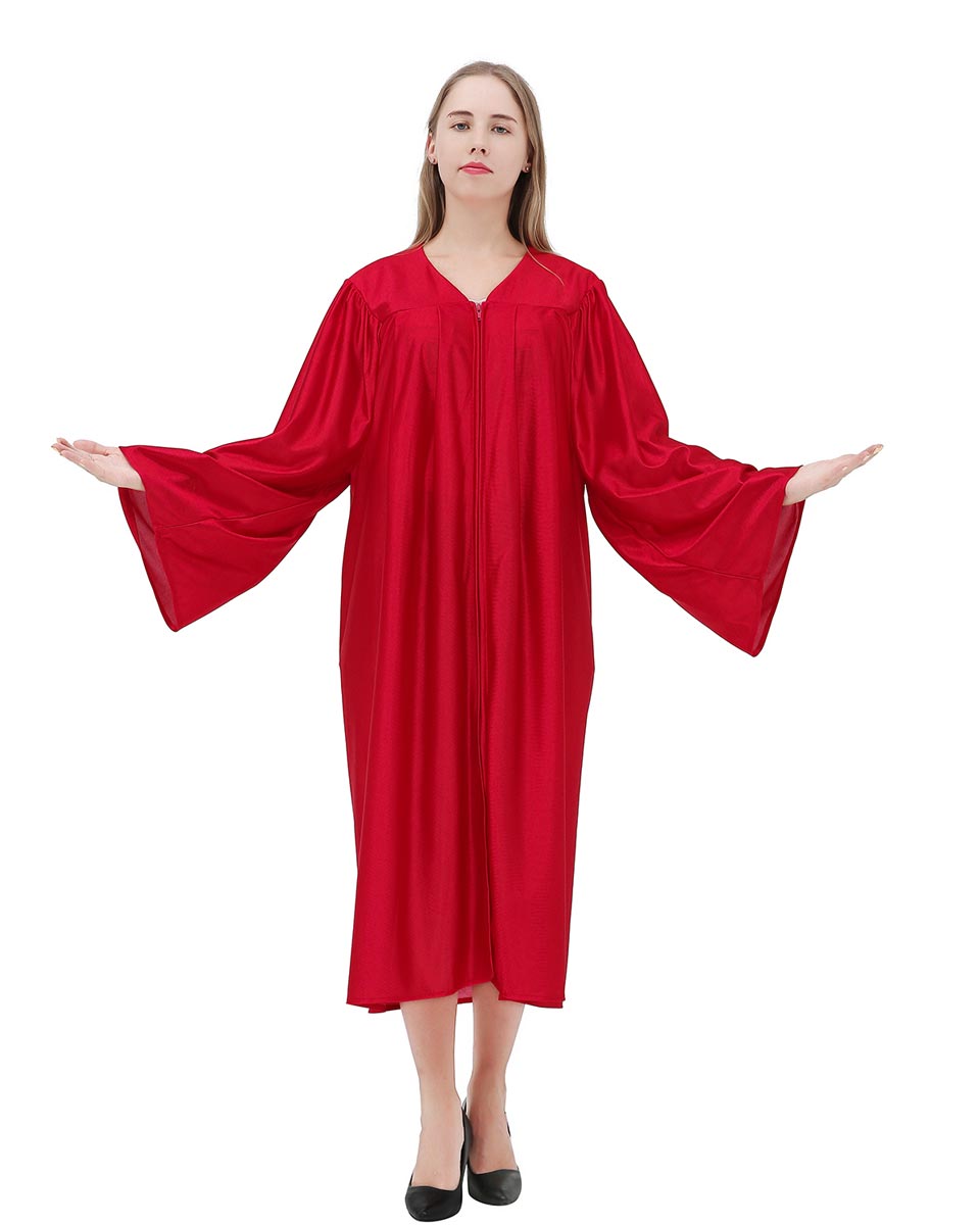 Senior Economy Choir Robes Shiny Finished - 12 Colors Available