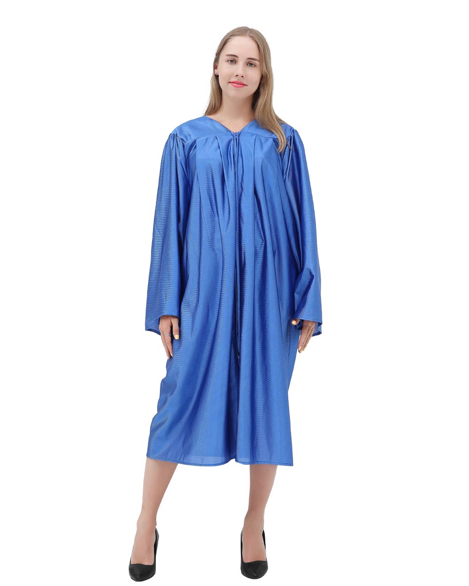 Senior Economy Choir Robes Shiny Finished - 12 Colors Available