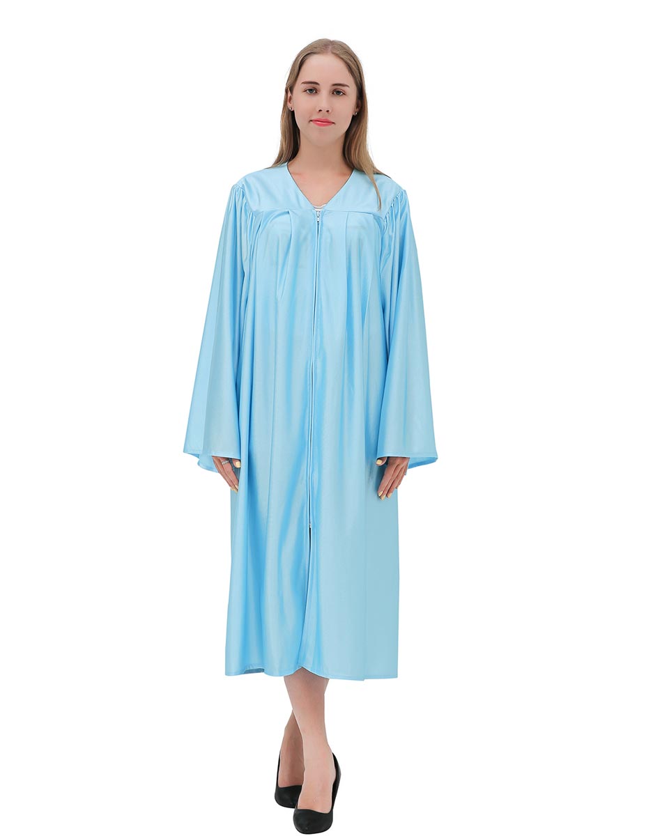 Senior Economy Choir Robes Shiny Finished - 12 Colors Available