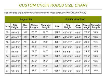 Custom Crescendo Choir Robes - Tennessee Tech University