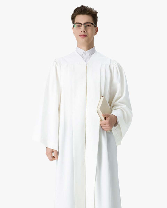 Senior Fluted Trinity Choir Robes with Open Sleeves - 3 Colors Available