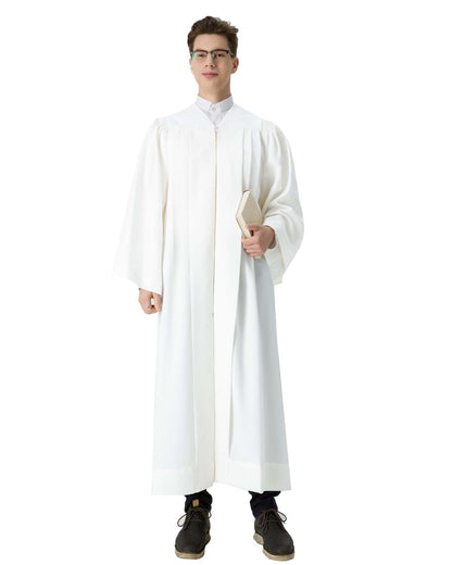 Senior Fluted Trinity Choir Robes with Open Sleeves - 3 Colors Available