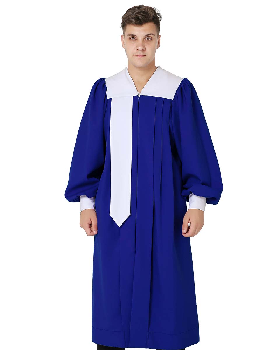 Council Robe Blue Sprite Choir Robes with Cuff Sleeves – Ivyrobes