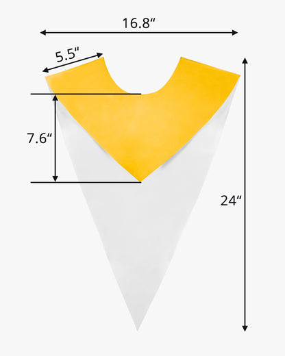 Two Color Reversible Choir Stoles 4 Colors Combinations Available