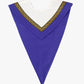 Custom V Choir Stoles with Contrasting Trim Wheat Pattern