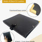 Music Binder Choir Folder Black Leather with Elastic Band 12.5″ x 10″