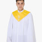 One Color V Stoles with Cross - 5 Colors Available